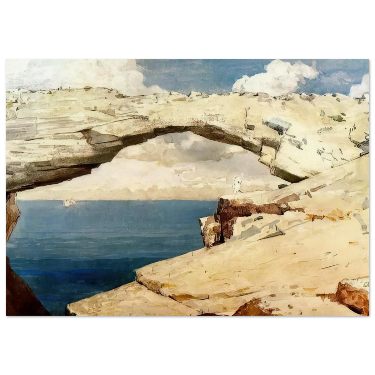 GLASS WINDOWS BAHAMAS 1885 Poster | Winslow Homer Poster | Winslow Homer Store