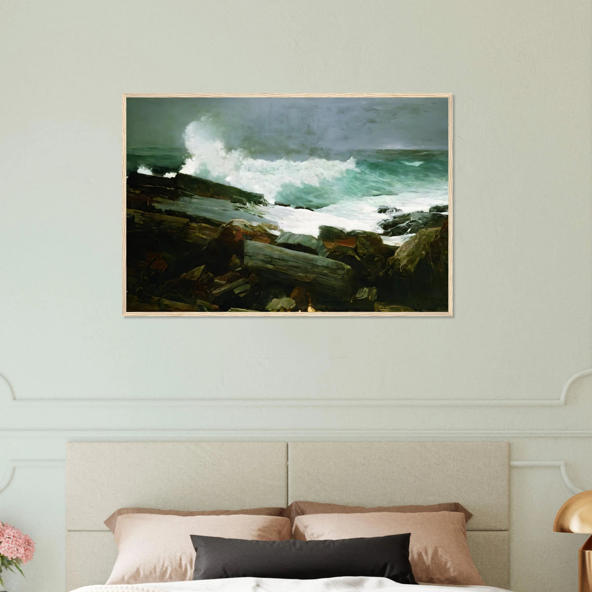 WEATHERBEATEN 1894 Framed Poster | Winslow Homer Framed Prints Wall Art | Winslow Homer Store