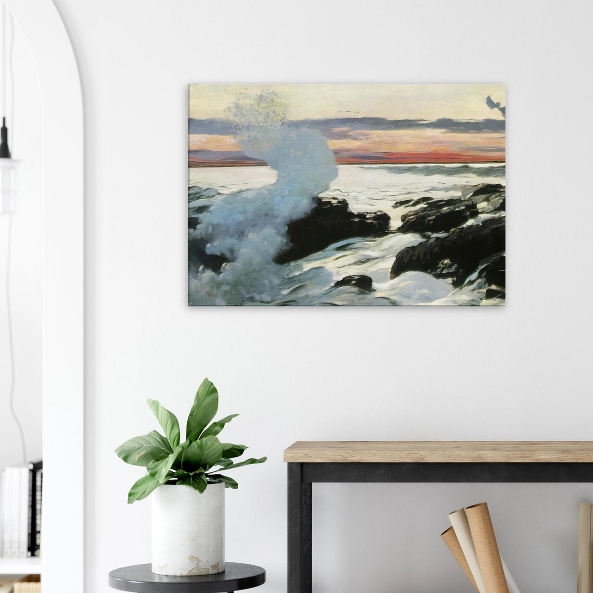 WEST POINT PROUT S NECK Canvas | Winslow Homer Canvas | Winslow Homer Store