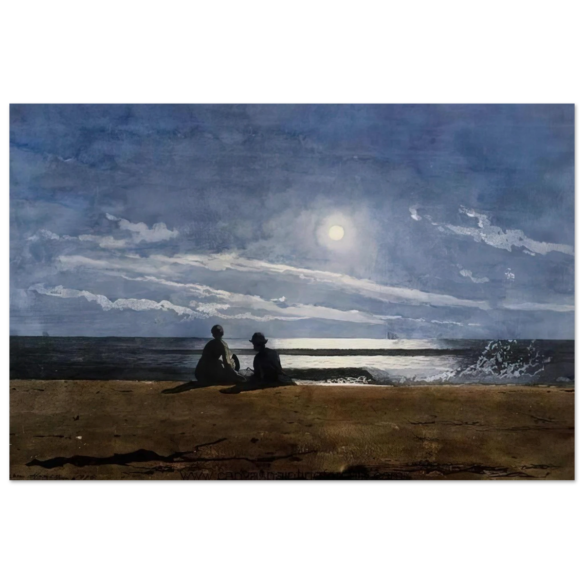 MOONLIGHT Poster | Winslow Homer Poster | Winslow Homer Store