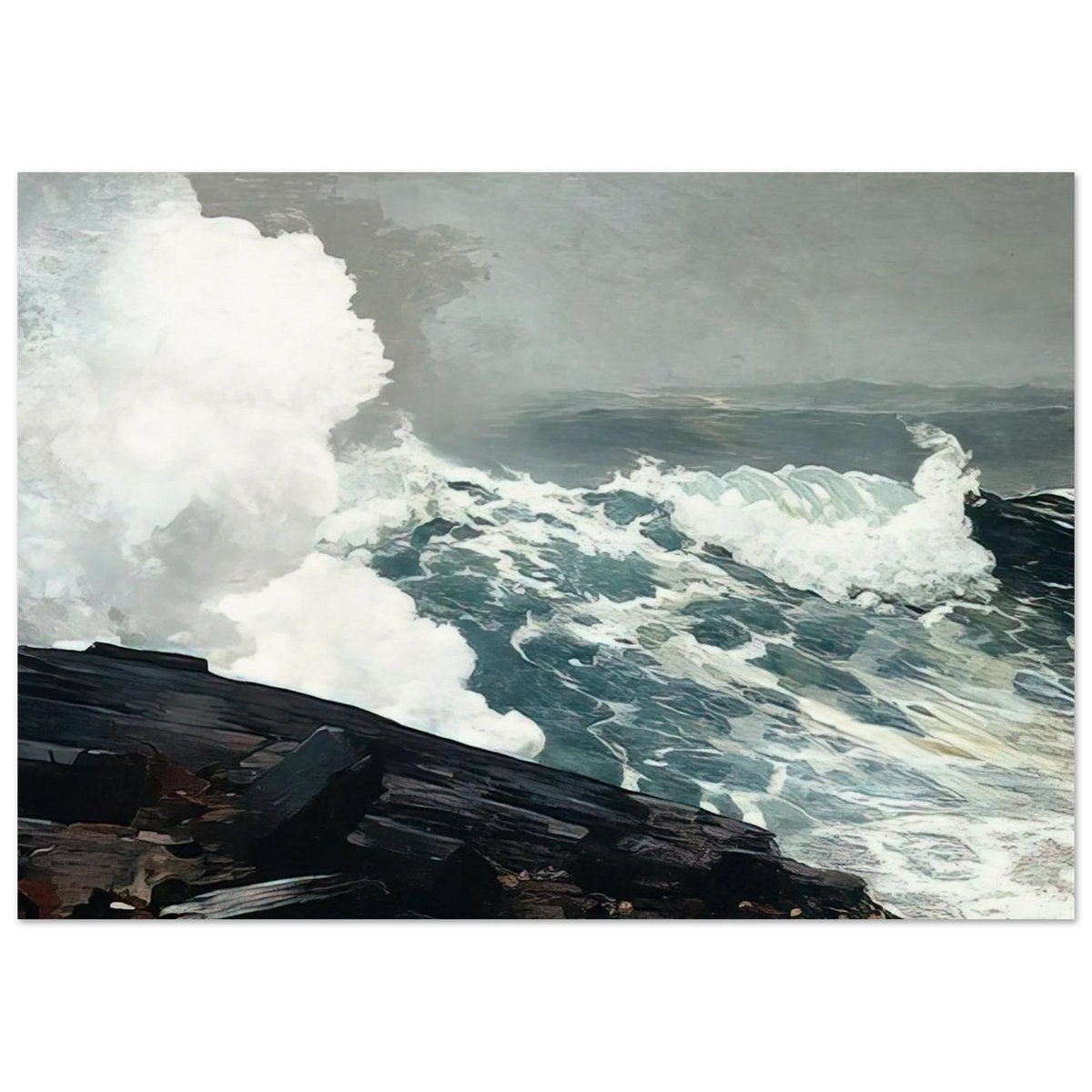 NORTHEASTER Poster | Winslow Homer Poster | Winslow Homer Store