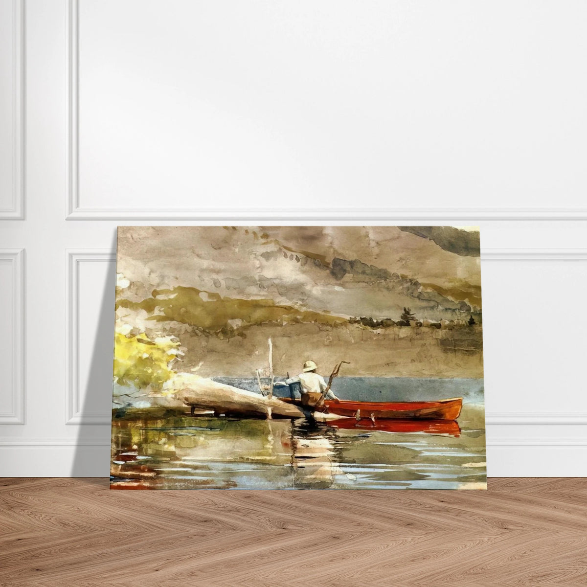 THE RED CANOE 1884 Canvas | Winslow Homer Canvas | Winslow Homer Store