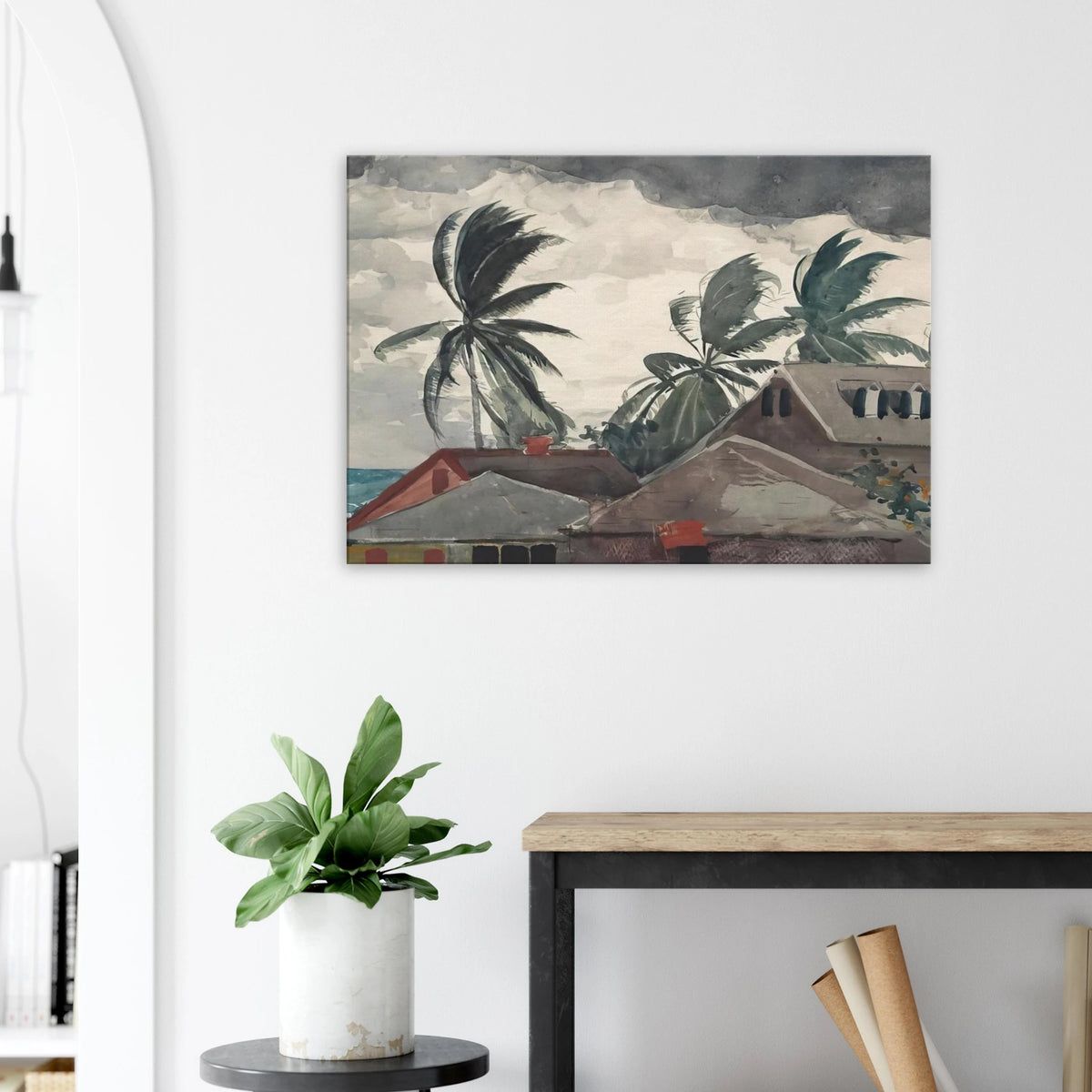 HURRICANE BAHAMAS 1898 Canvas | Winslow Homer Canvas | Winslow Homer Store