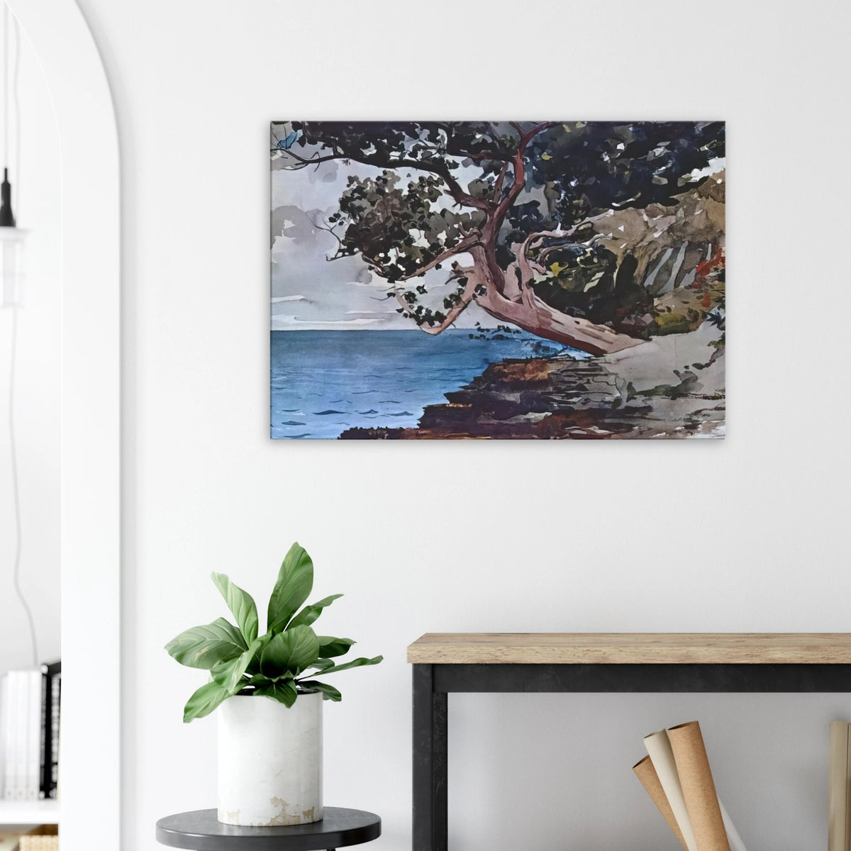 NORTH ROAD BERMUDA Canvas | Winslow Homer Canvas | Winslow Homer Store