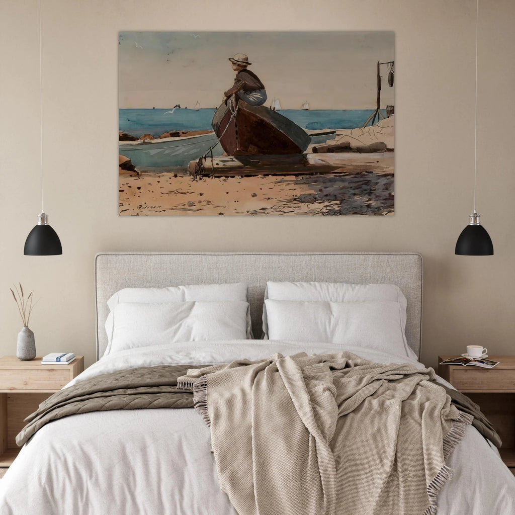 WAITING FOR DAD Poster | Winslow Homer Poster | Winslow Homer Store