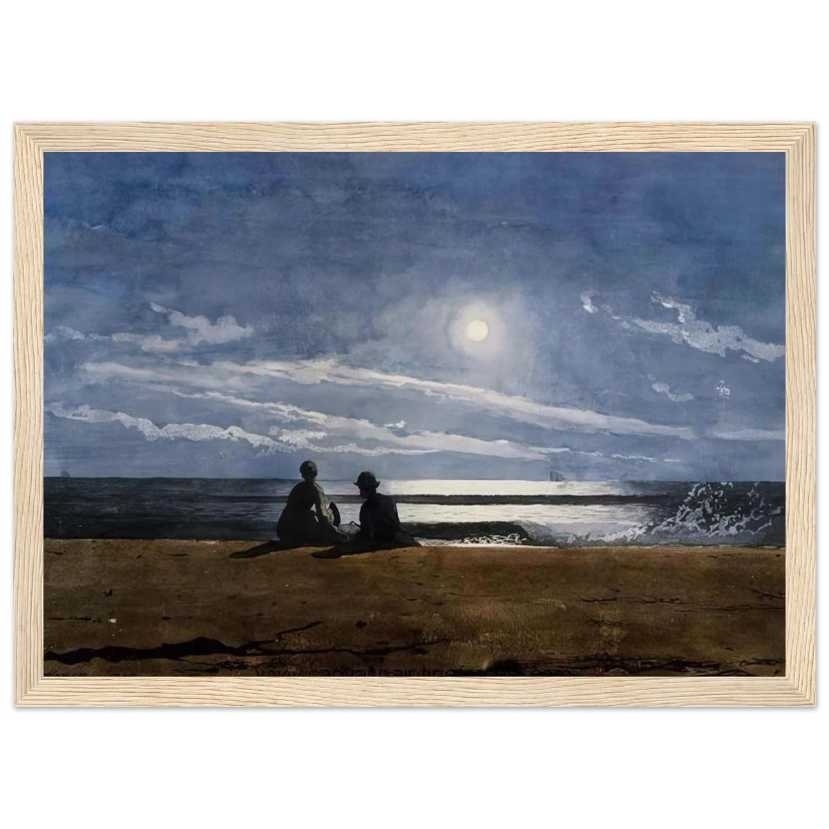MOONLIGHT Framed Poster | Winslow Homer Framed Prints Wall Art | Winslow Homer Store