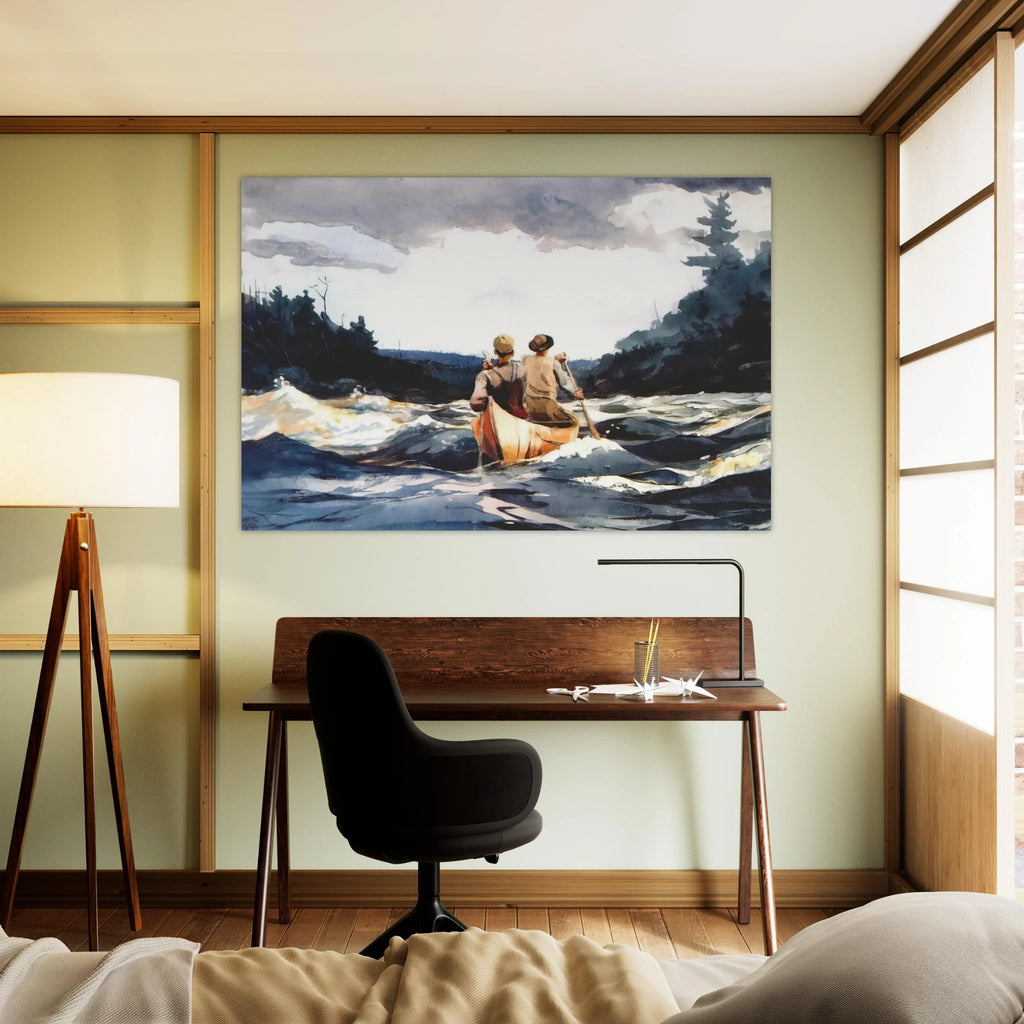CANOE IN THE RAPIDS Poster | Winslow Homer Poster | Winslow Homer Store