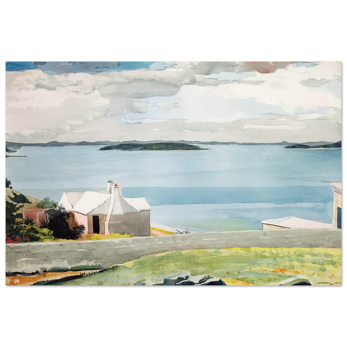 INLAND WATER BERMUDA Poster | Winslow Homer Poster | Winslow Homer Store