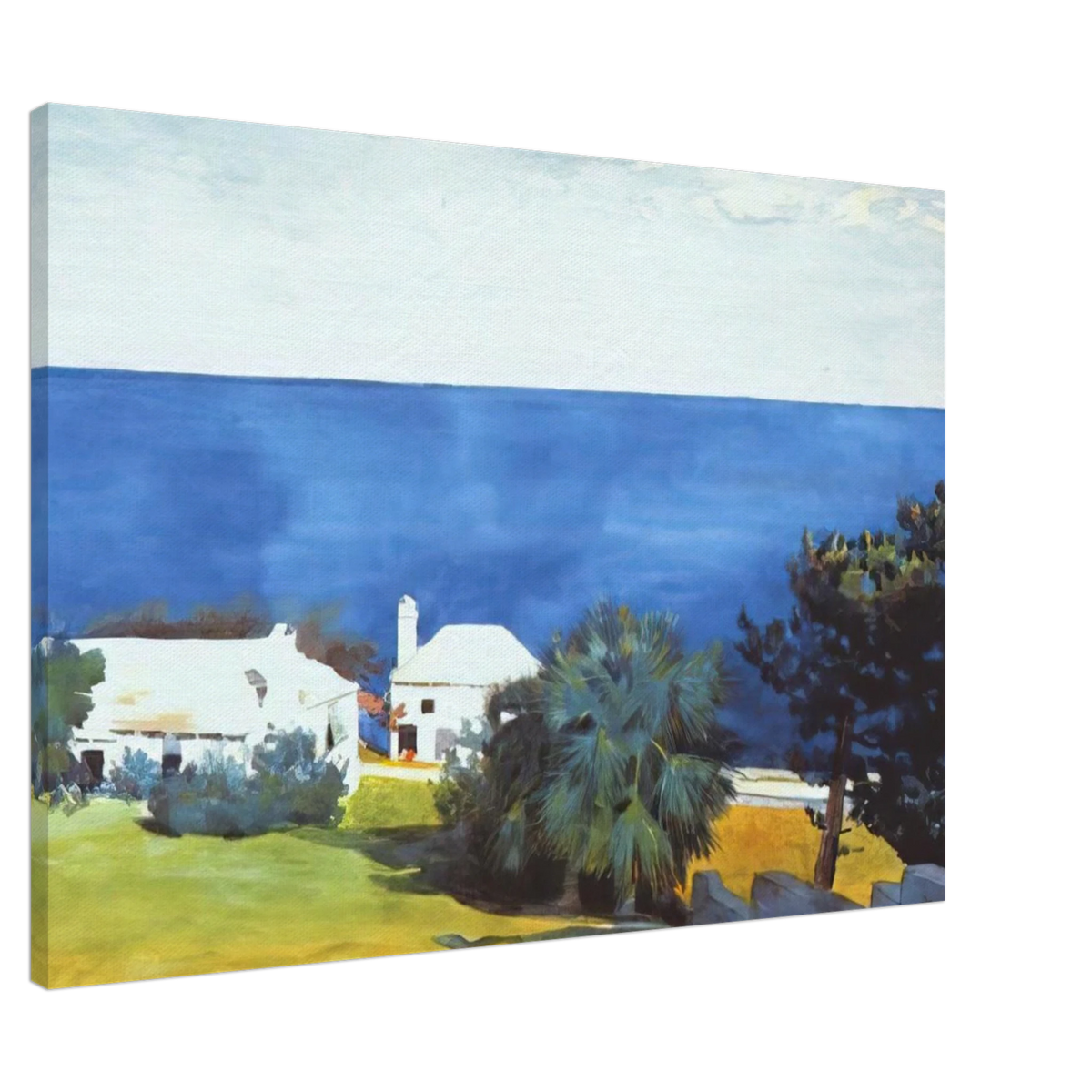 SHORE AT BERMUDA Canvas | Winslow Homer Canvas | Winslow Homer Store