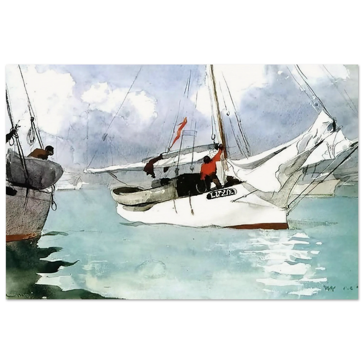 FISHING BOATS KEY WEST Poster | Winslow Homer Poster | Winslow Homer Store