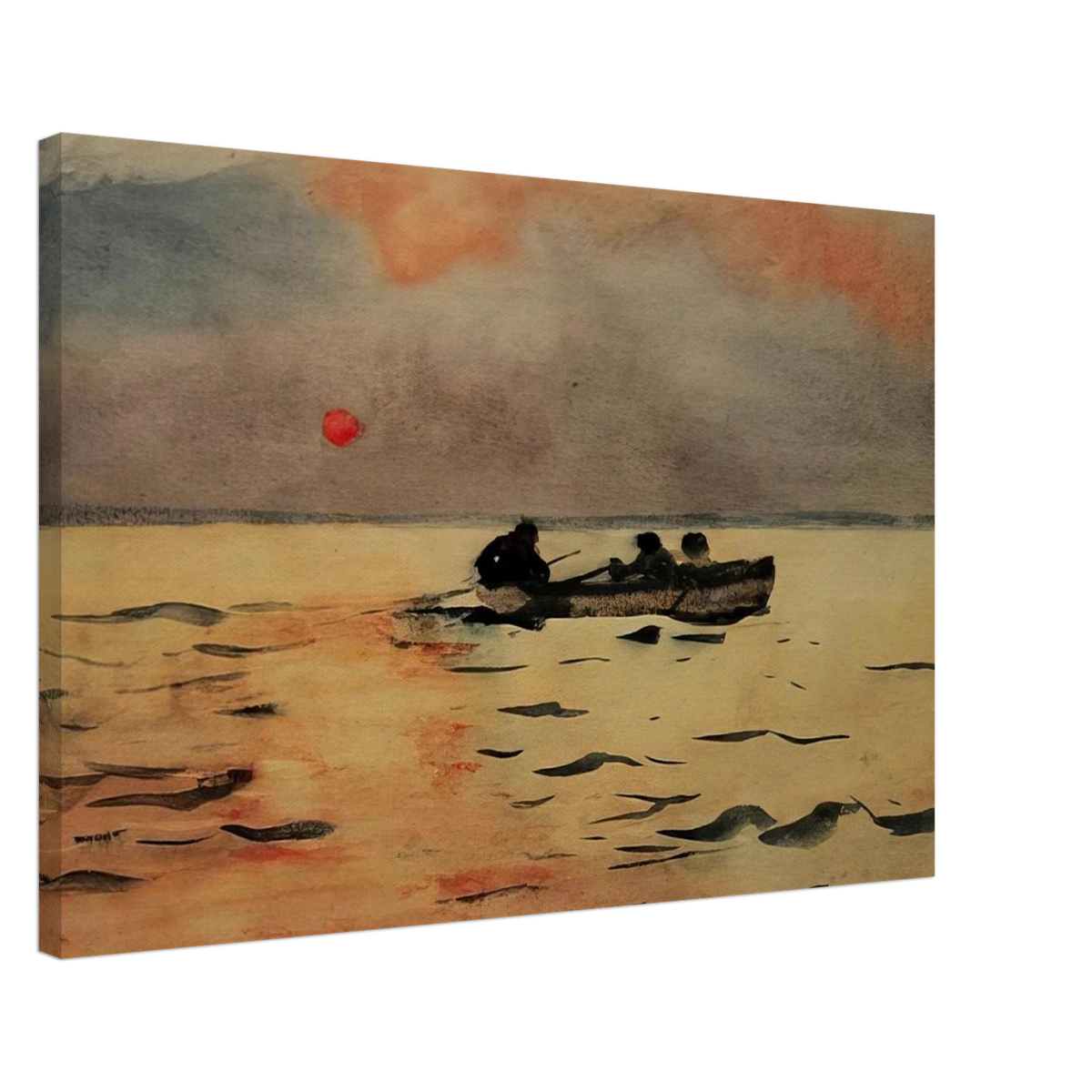 ROWING HOME Canvas | Winslow Homer Canvas | Winslow Homer Store