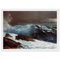 SUNLIGHT ON THE COAST Framed Poster | Winslow Homer Framed Prints Wall Art | Winslow Homer Store