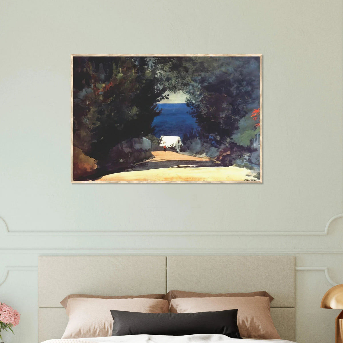 ROAD IN BERMUDA Framed Poster | Winslow Homer Framed Prints Wall Art | Winslow Homer Store