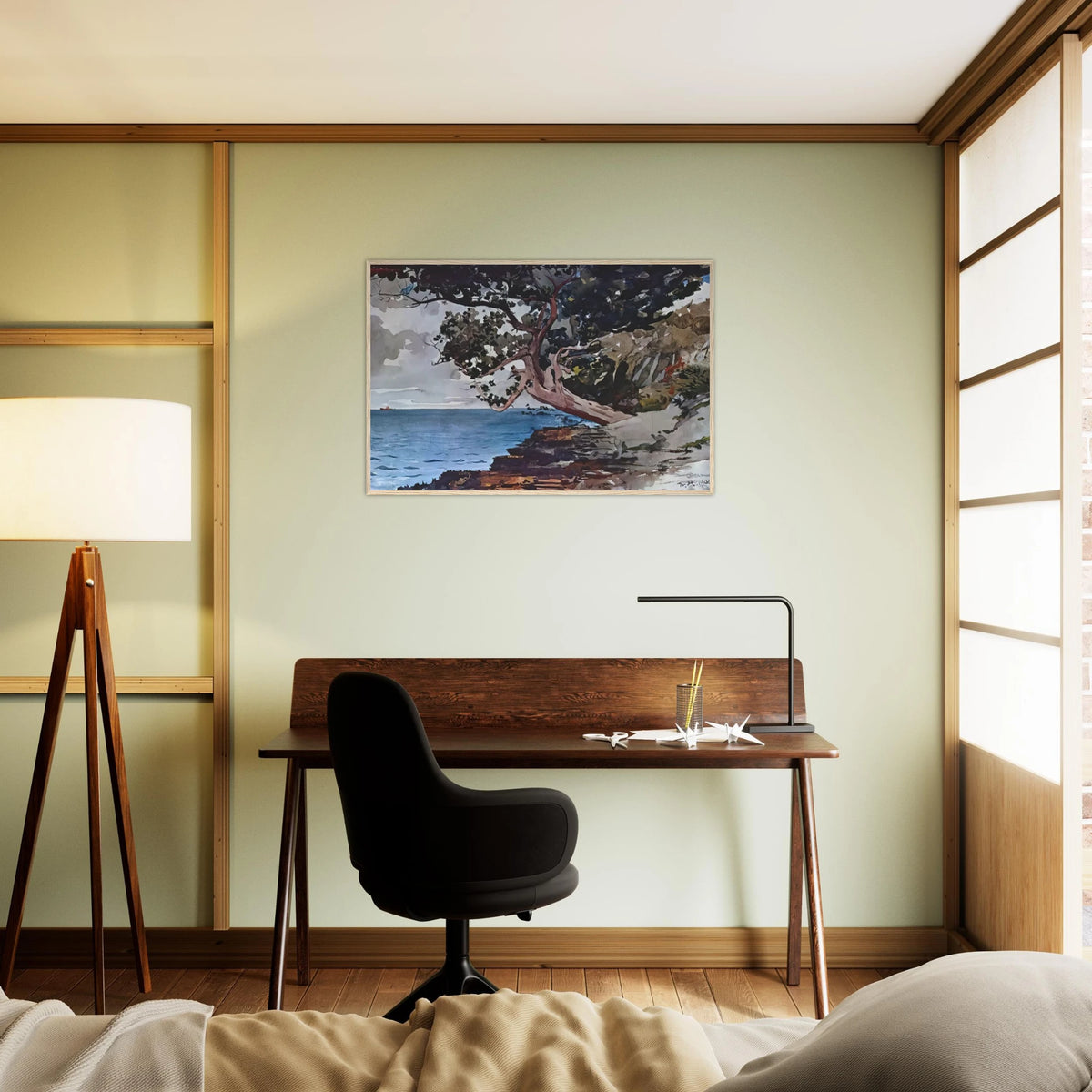 NORTH ROAD BERMUDA Framed Poster | Winslow Homer Framed Prints Wall Art | Winslow Homer Store