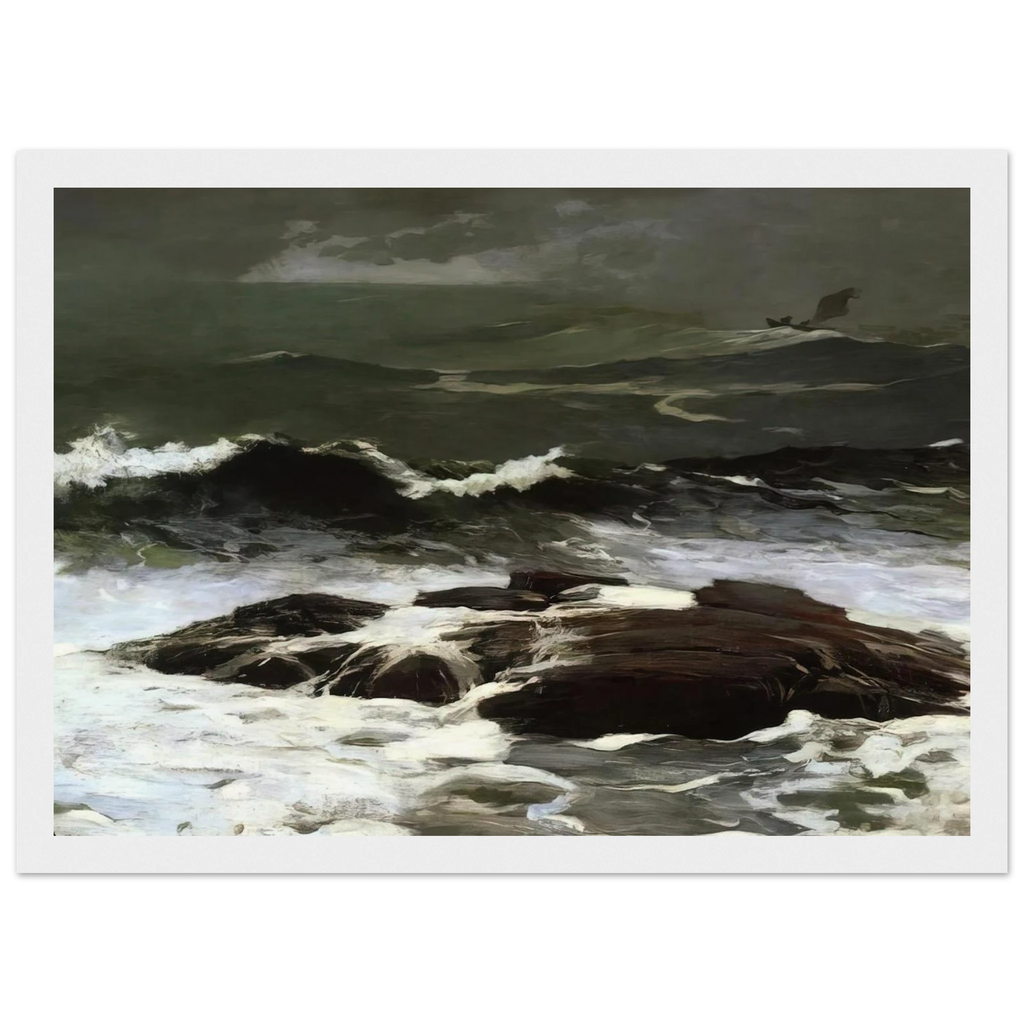 SUMMER SQUALL 1904 Framed Poster | Winslow Homer Framed Prints Wall Art | Winslow Homer Store