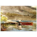 THE RED CANOE 1884 Poster | Winslow Homer Poster | Winslow Homer Store