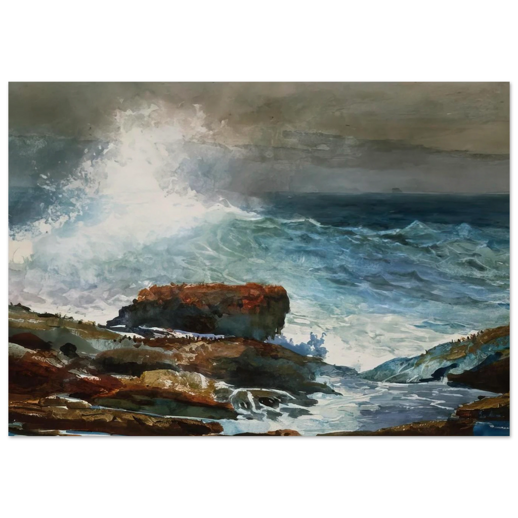 INCOMING TIDE SCARBORO MAINE Poster | Winslow Homer Poster | Winslow Homer Store