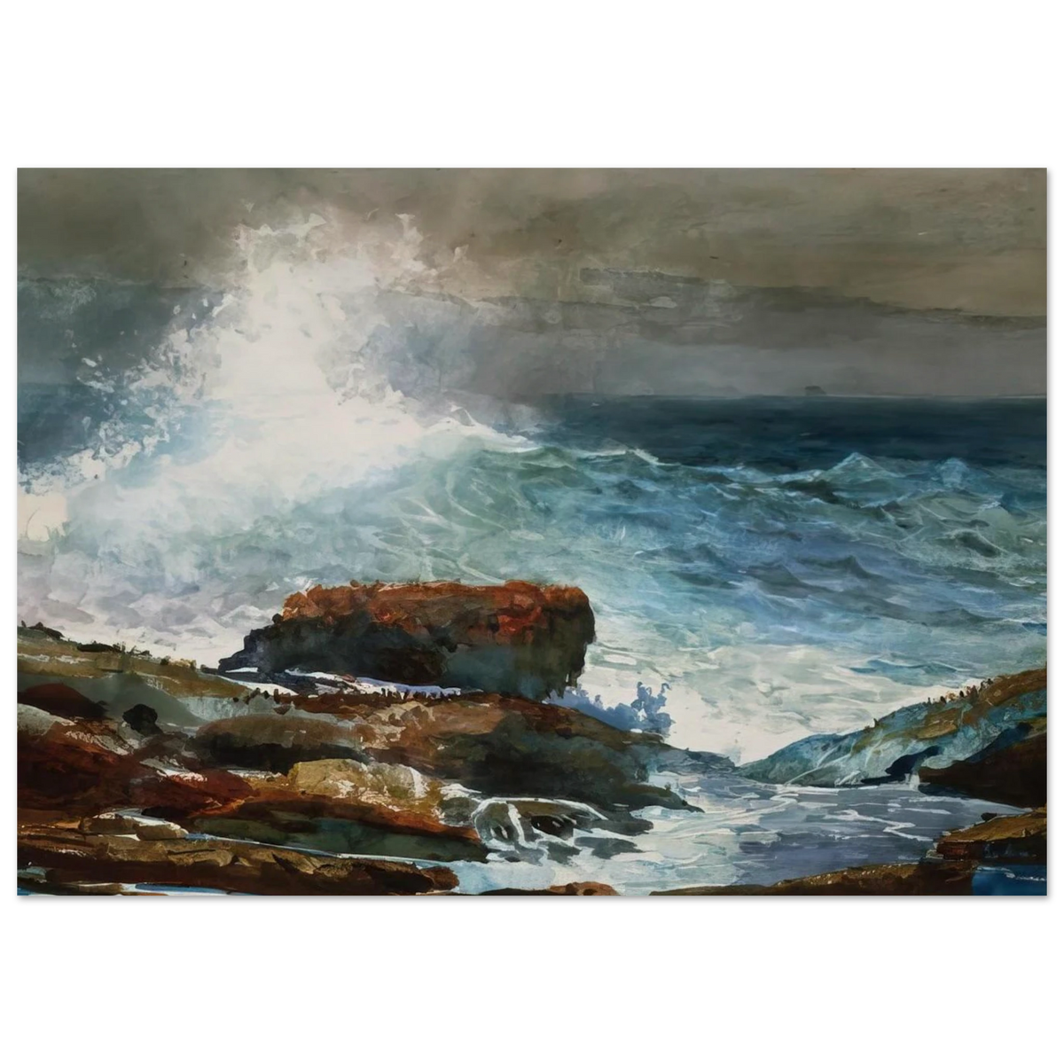 INCOMING TIDE SCARBORO MAINE Poster | Winslow Homer Poster | Winslow Homer Store