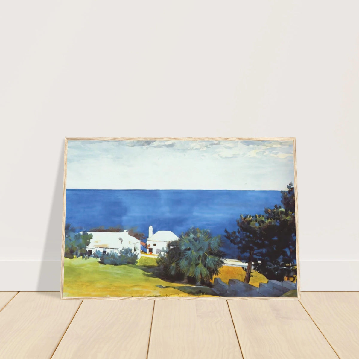 SHORE AT BERMUDA Framed Poster | Winslow Homer Framed Prints Wall Art | Winslow Homer Store