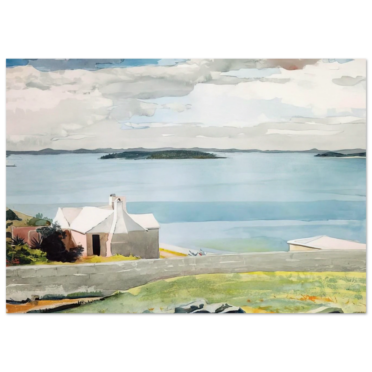 INLAND WATER BERMUDA Poster | Winslow Homer Poster | Winslow Homer Store