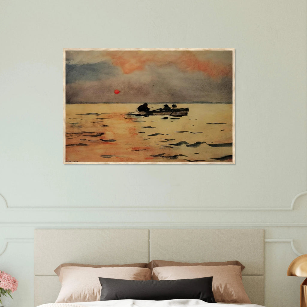 ROWING HOME Framed Poster | Winslow Homer Framed Prints Wall Art | Winslow Homer Store