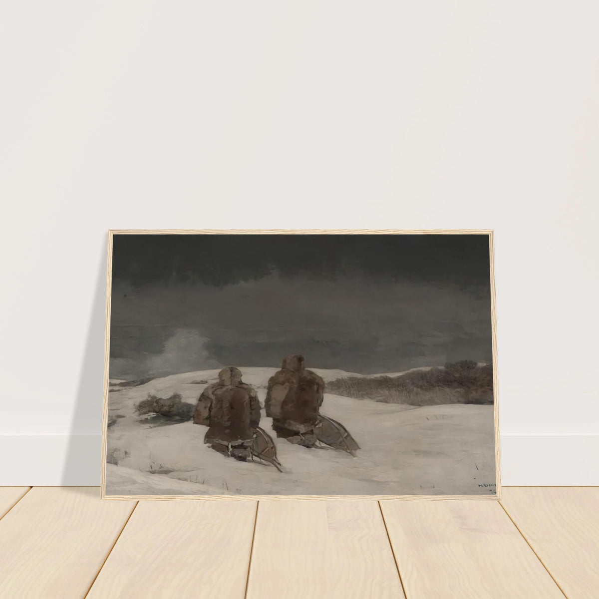 BELOW ZERO Framed Poster | Winslow Homer Framed Prints Wall Art | Winslow Homer Store