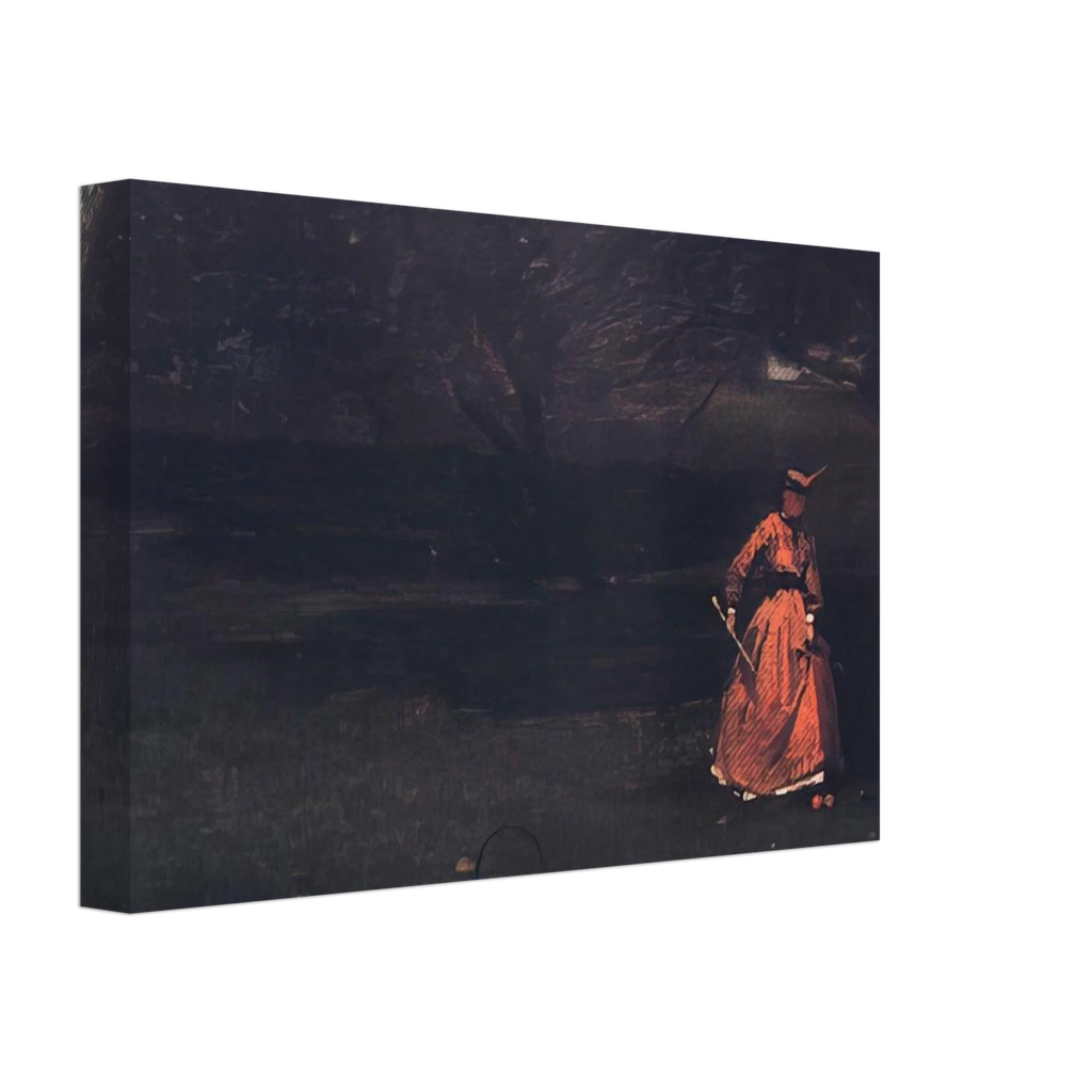 CROQUET PLAYERS 1 Canvas | Winslow Homer Canvas | Winslow Homer Store