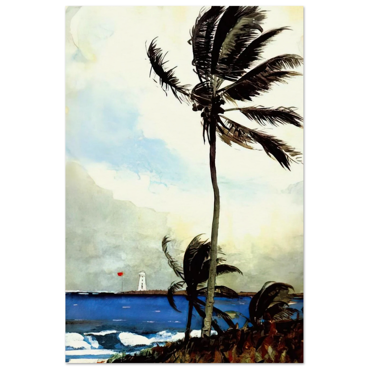 PALM TREE NASSAU Poster | Winslow Homer Poster | Winslow Homer Store