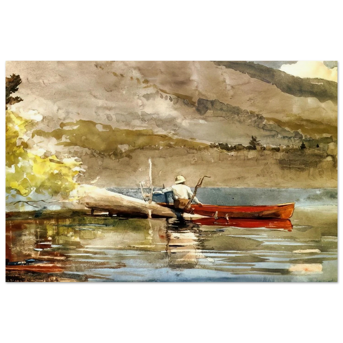 THE RED CANOE 1884 Poster | Winslow Homer Poster | Winslow Homer Store