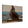 WAITING FOR DAD Canvas | Winslow Homer Canvas | Winslow Homer Store