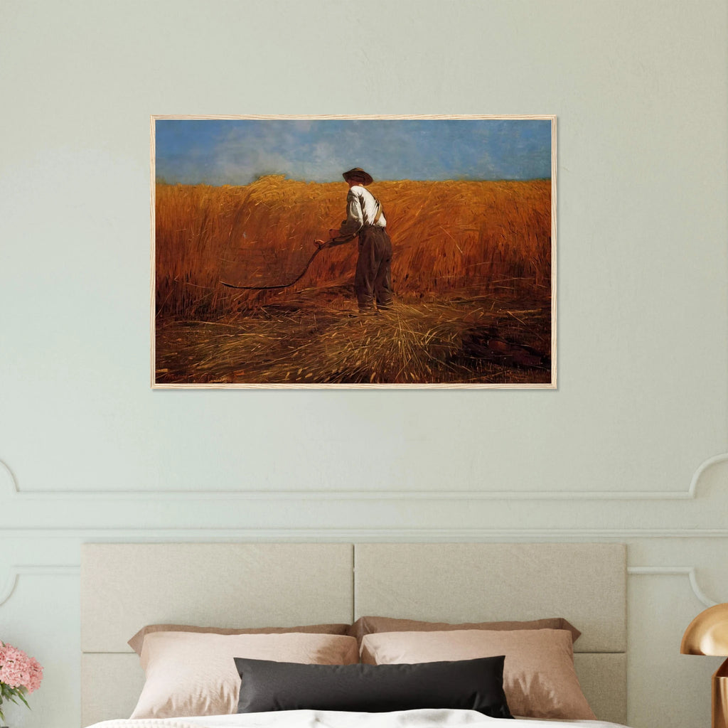 THE VETERAN IN A NEW FIELD Framed Poster | Winslow Homer Framed Prints Wall Art | Winslow Homer Store
