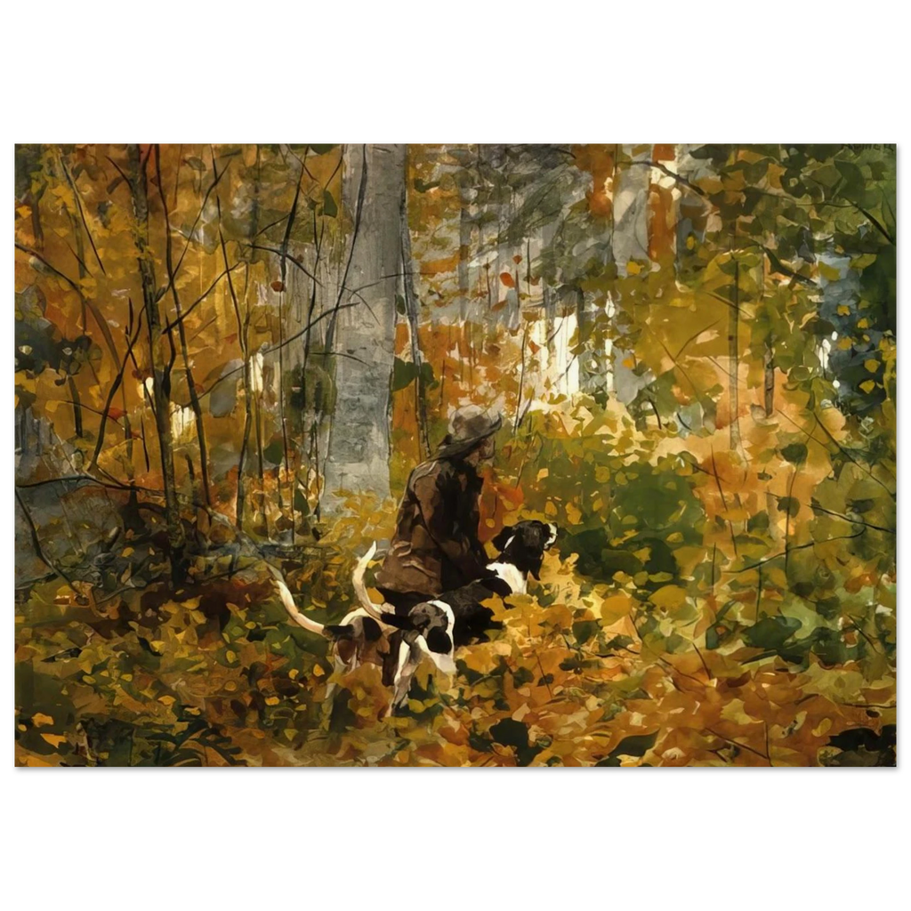 ON THE TRAIL Poster | Winslow Homer Poster | Winslow Homer Store
