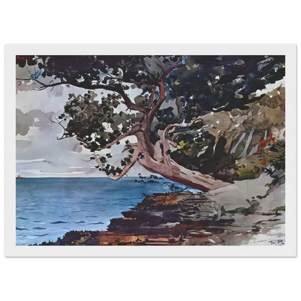 NORTH ROAD BERMUDA Framed Poster | Winslow Homer Framed Prints Wall Art | Winslow Homer Store