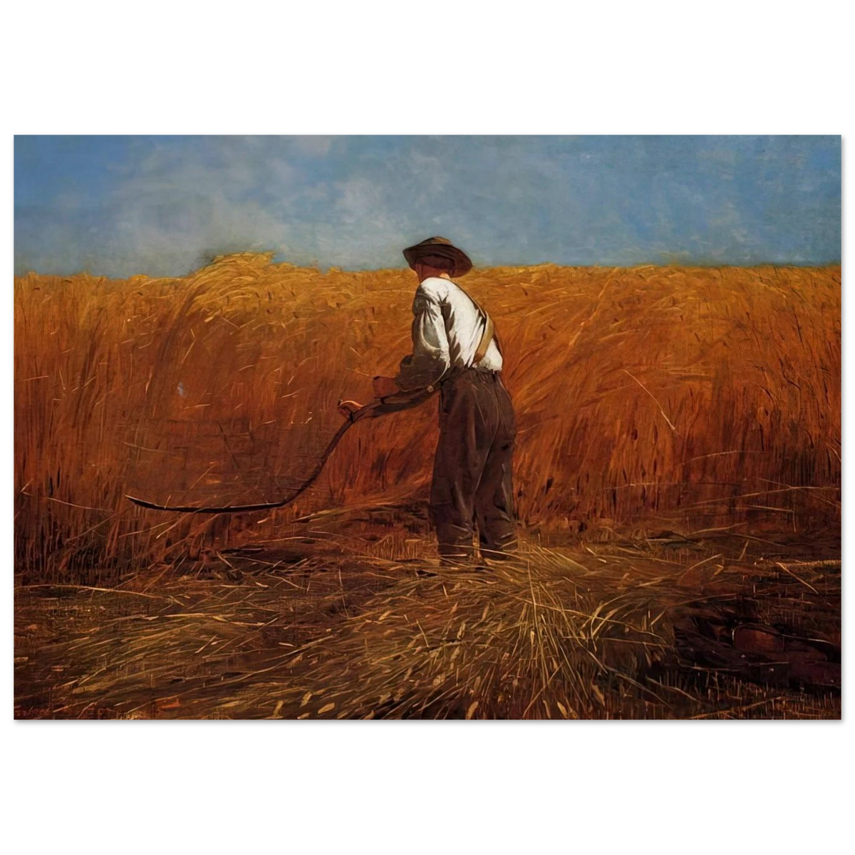 THE VETERAN IN A NEW FIELD Poster | Winslow Homer Poster | Winslow Homer Store
