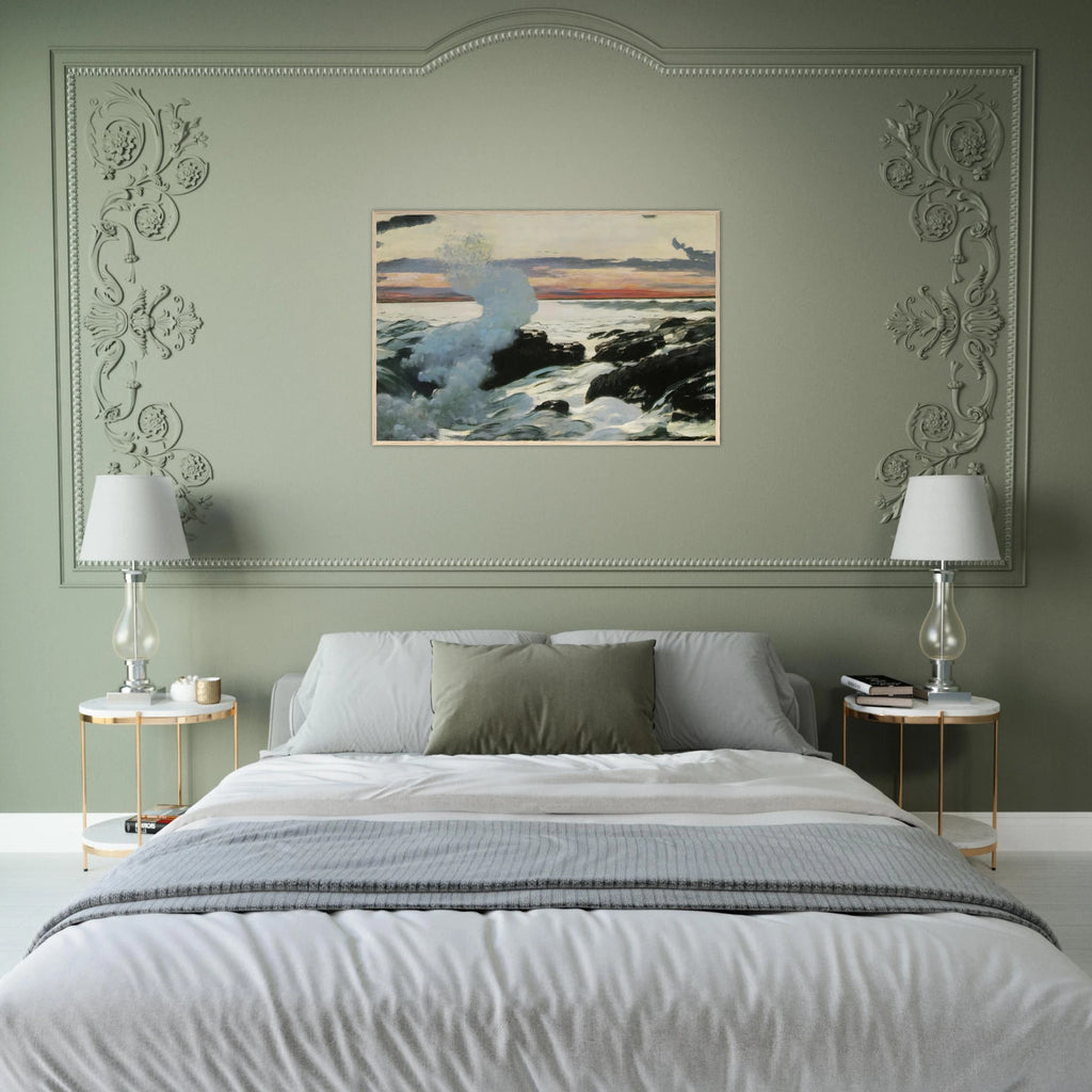 WEST POINT PROUT S NECK Framed Poster | Winslow Homer Framed Prints Wall Art | Winslow Homer Store