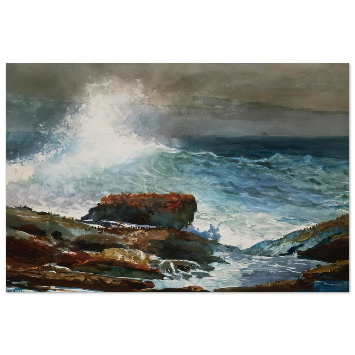 INCOMING TIDE SCARBORO MAINE Poster | Winslow Homer Poster | Winslow Homer Store
