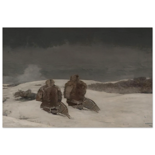 BELOW ZERO Poster | Winslow Homer Poster | Winslow Homer Store