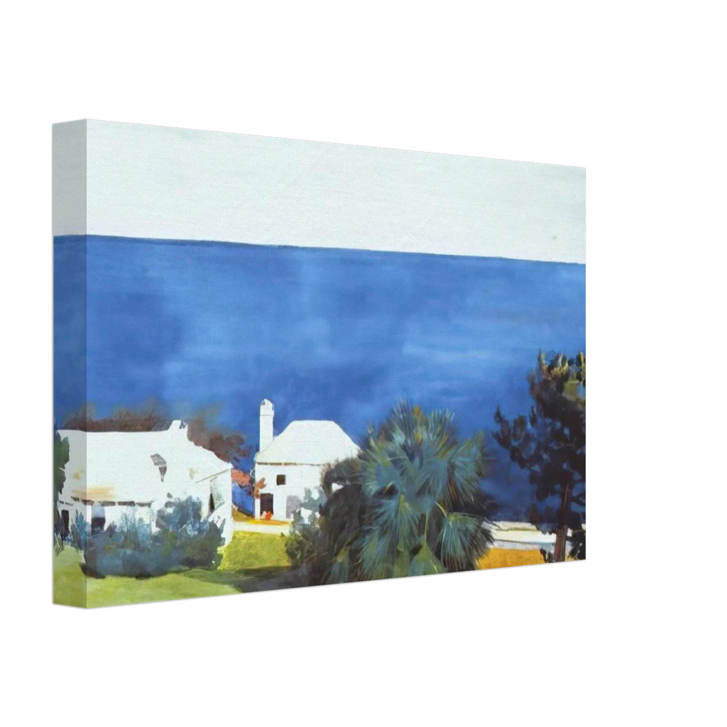 SHORE AT BERMUDA Canvas | Winslow Homer Canvas | Winslow Homer Store