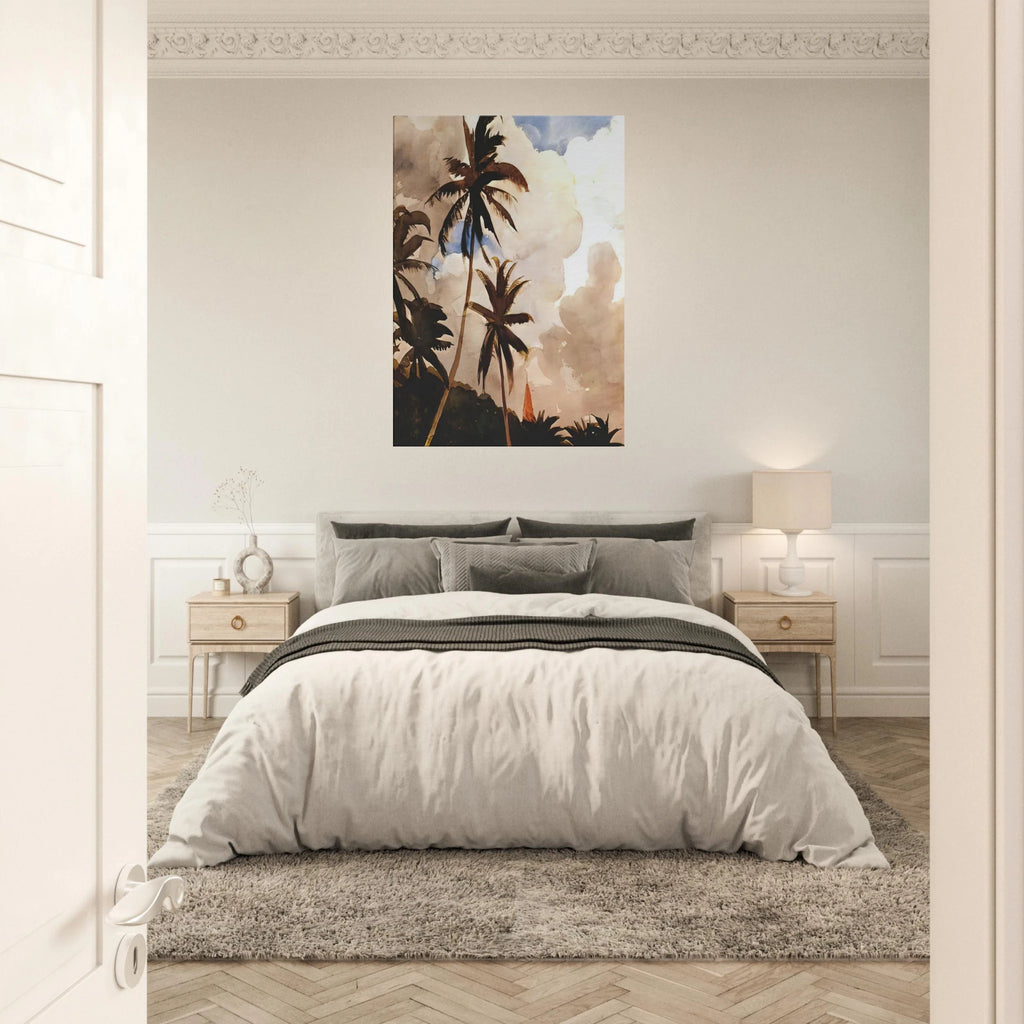 PALM TREES BAHAMAS Canvas | Winslow Homer Canvas | Winslow Homer Store