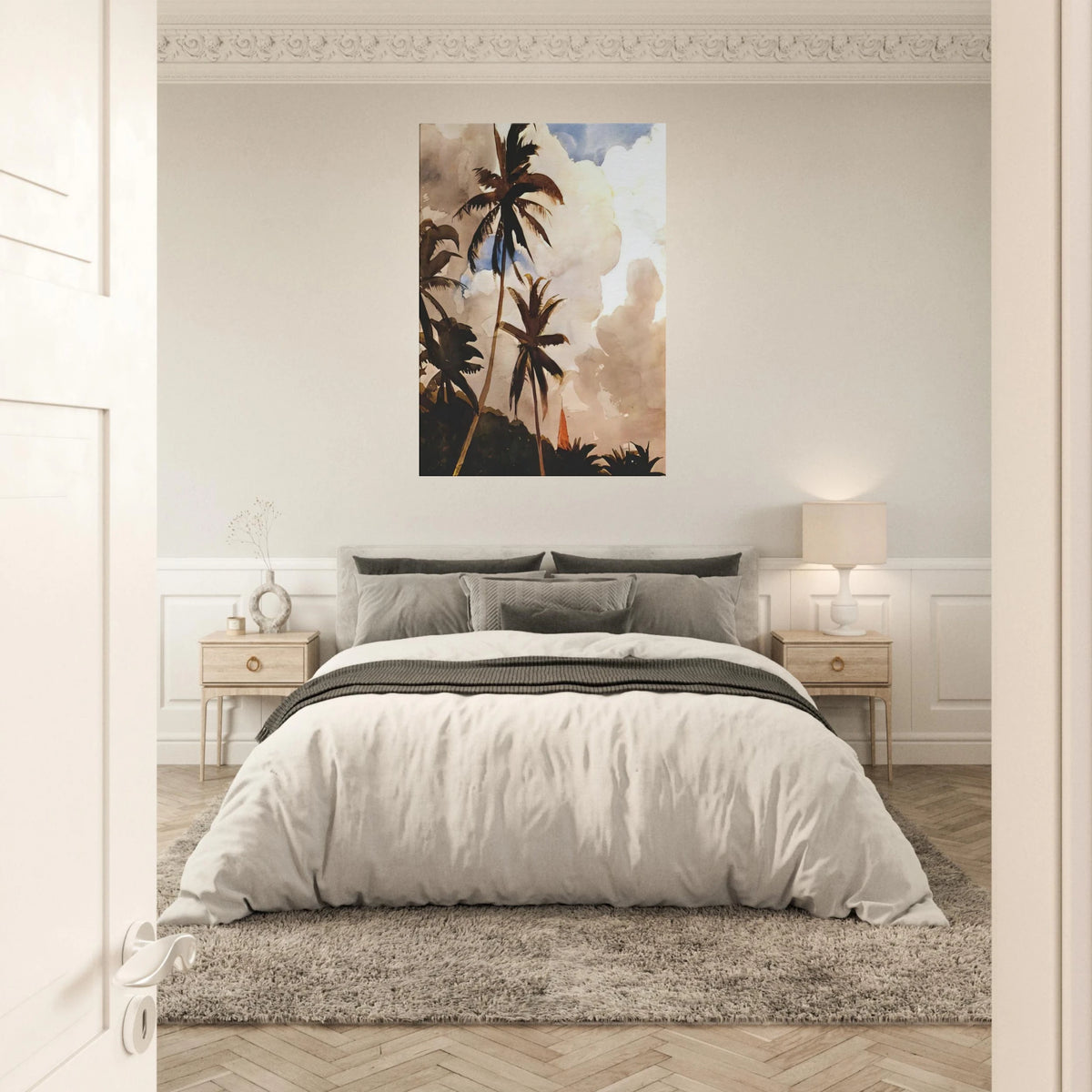 PALM TREES BAHAMAS Canvas | Winslow Homer Canvas | Winslow Homer Store