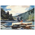 HUDSON RIVER LOGGING Poster | Winslow Homer Poster | Winslow Homer Store