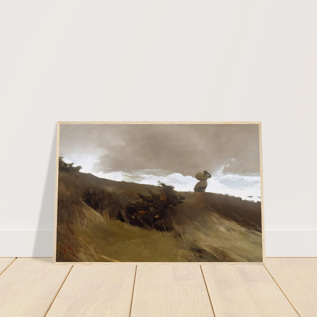 THE WEST WIND Framed Poster | Winslow Homer Framed Prints Wall Art | Winslow Homer Store