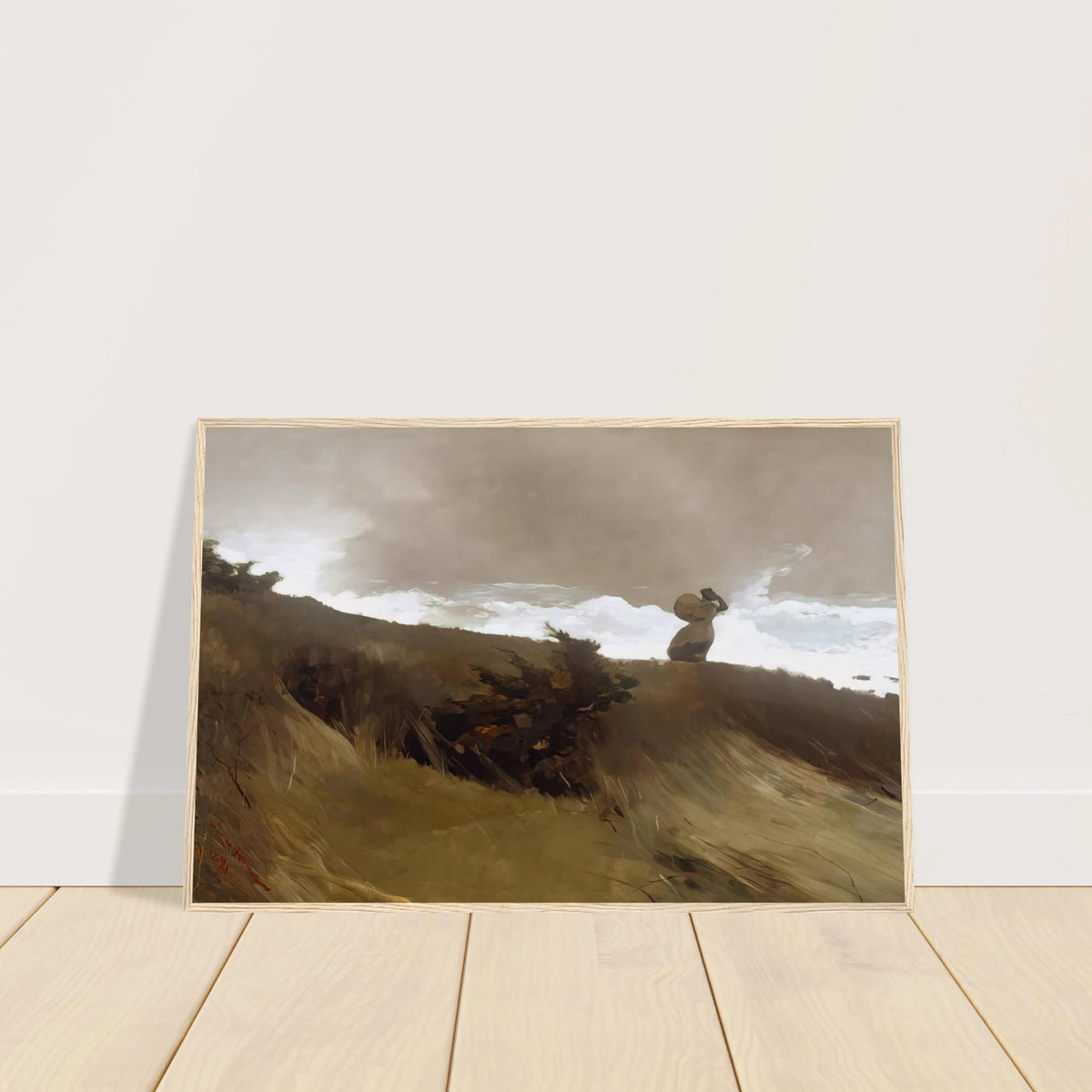 THE WEST WIND Framed Poster | Winslow Homer Framed Prints Wall Art | Winslow Homer Store