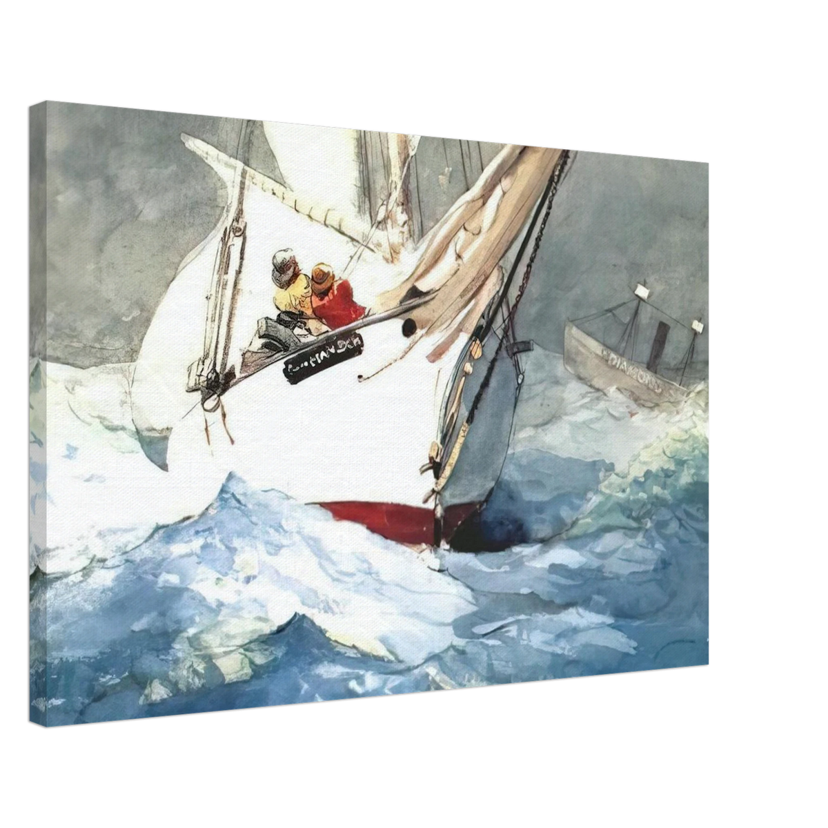 DIAMOND SHOAL Canvas | Winslow Homer Canvas | Winslow Homer Store