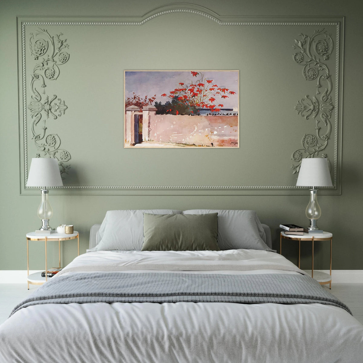 A WALL NASSAU Framed Poster | Winslow Homer Framed Prints Wall Art | Winslow Homer Store