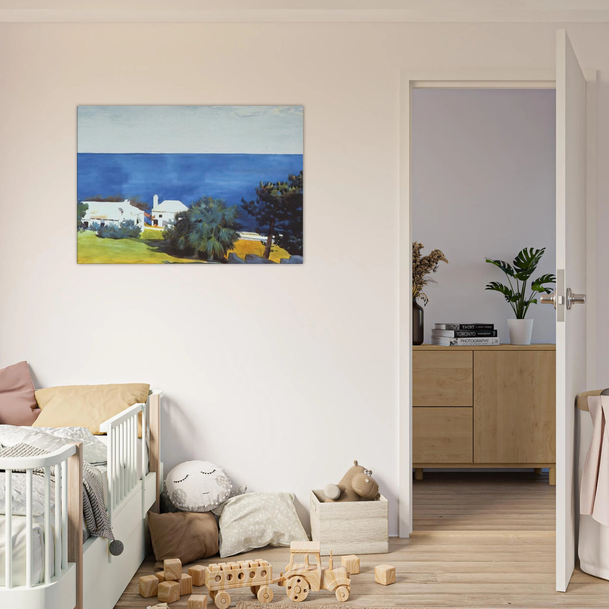 SHORE AT BERMUDA Canvas | Winslow Homer Canvas | Winslow Homer Store