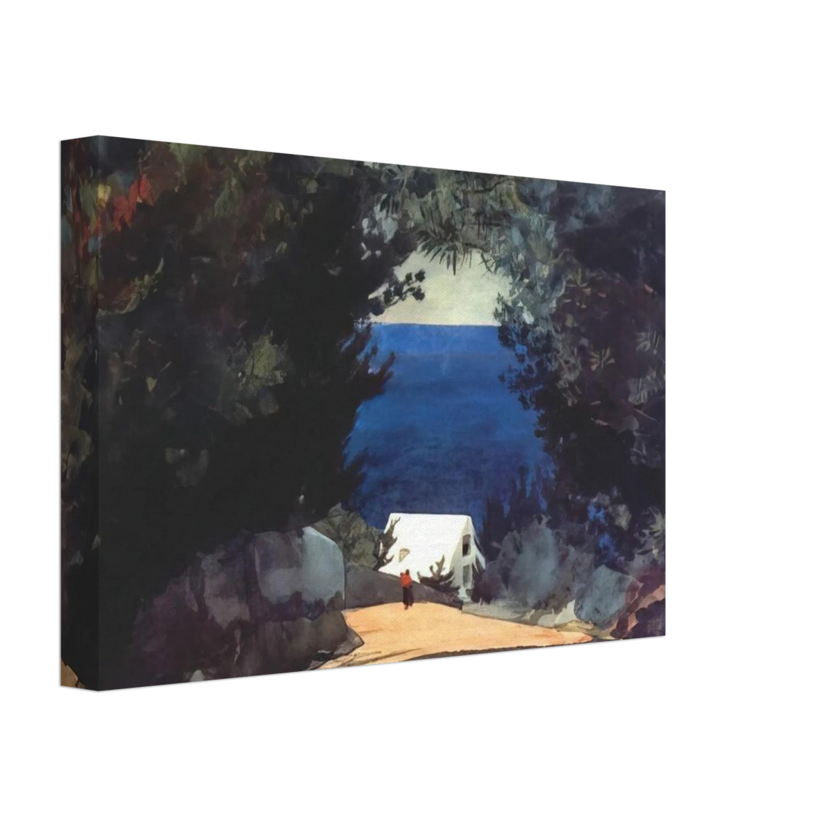 ROAD IN BERMUDA Canvas | Winslow Homer Canvas | Winslow Homer Store