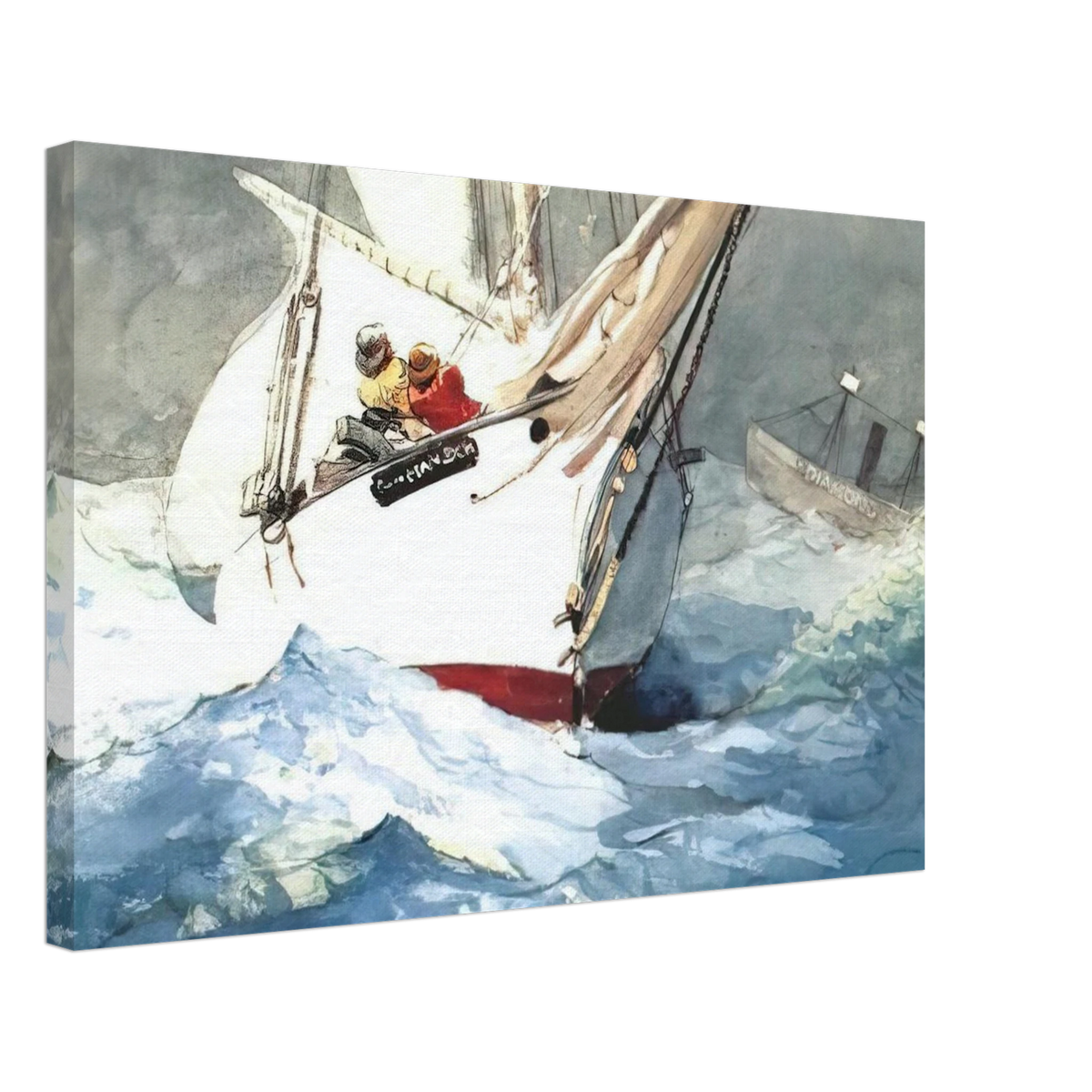 DIAMOND SHOAL Canvas | Winslow Homer Canvas | Winslow Homer Store