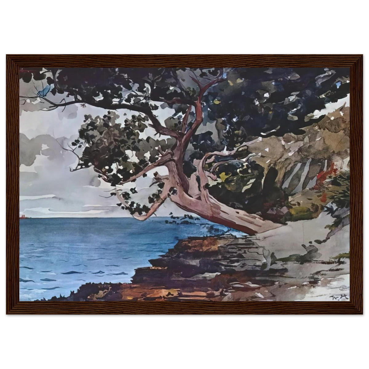 NORTH ROAD BERMUDA Framed Poster | Winslow Homer Framed Prints Wall Art | Winslow Homer Store