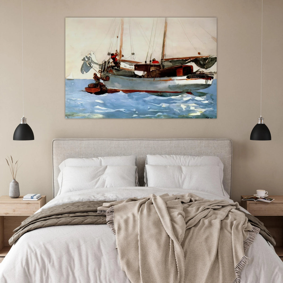 TAKING ON WET PROVISIONS Poster | Winslow Homer Poster | Winslow Homer Store
